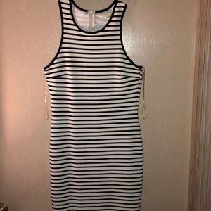 Black and white summer dress